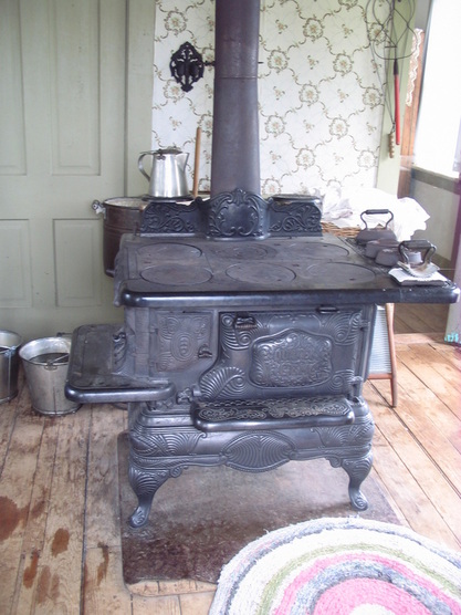 Wood cook stove at Old World Wisconsin